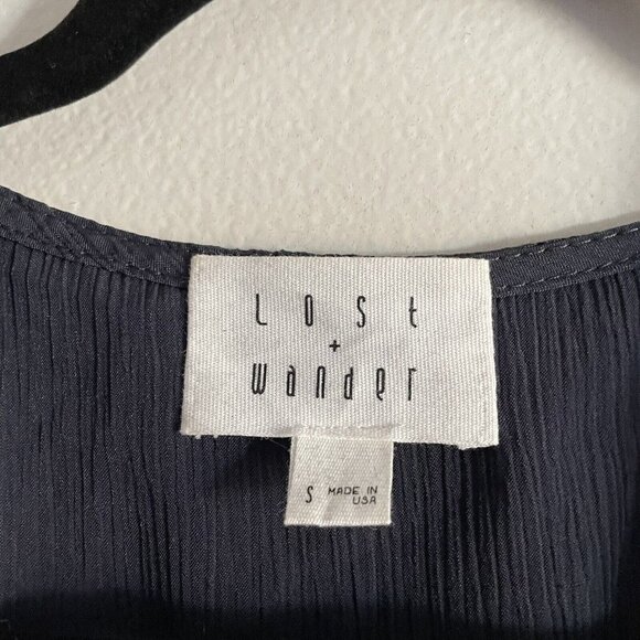 Lost + Wander Women S Gray Boho V-Neck Cold Shoulder Maxi Wrap Dress - Picture 7 of 8